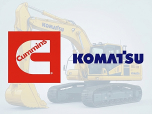 Cummins и Komatsu:  тесно связаны на уровне двигателей и запчастей 